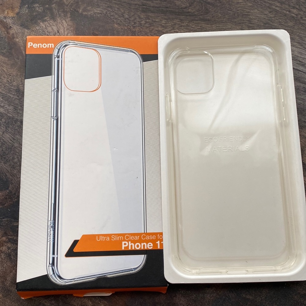 Ultra slim clear jelly case for iPhone 11 new in box silicone protective phone